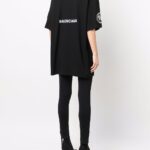 BALENCIAGA T-shirt (Black) Space multi-patch T-shirt