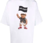 PALM ANGELS Pirate Bear logo T-shirt