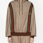 GUCCI Sweatshirt (Brown) / GG jersey hoodie