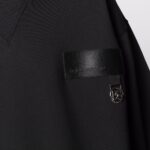 Dolce&Gabbana Sweatshirt (Black) / logo-plaque long-sleeve sweatshirt