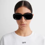 Off White – stamp cropped sweatshirt