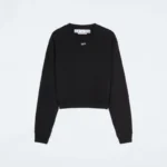 Off White – stamp cropped sweatshirt