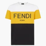 FENDI Tshirt (White) / Multicolour cotton T-shirt