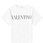 VALENTINO Tshirt (White) / COTTON T-SHIRT WITH VALENTINO PRINT