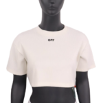 Off White – Cropped Short Sleeve Tshirt