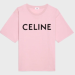 CELINE – T-SHIRT IN COTTON WITH CELINE PRINT