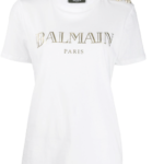 Balmain – Button-detailed T-shirt