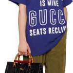 GUCCI Tshirt (Blue) / Gucci 100 cotton T-shirt Style