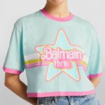 Balmain – Barbie Logo Print Short Sleeved T-shirt