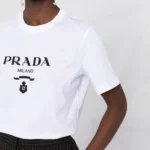 Prada – Logo Print Jersey Tshirt