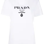 Prada – Logo Print Jersey Tshirt