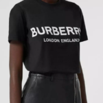 Burberry – Logo Print Cotton T-shirt